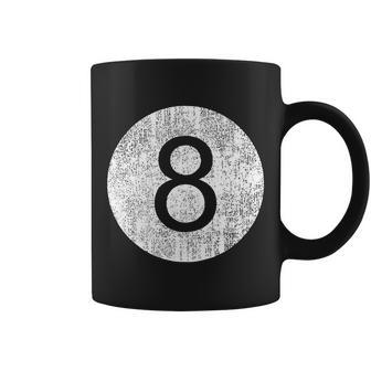 Retro Vintage 8 Ball Logo Tshirt Coffee Mug - Monsterry