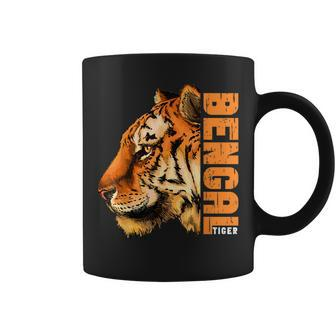 Retro Vintage Bengal Tiger Face Wild Tiger Face Coffee Mug - Thegiftio UK