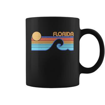 Retro Vintage Florida Sunset Wave Coffee Mug - Monsterry