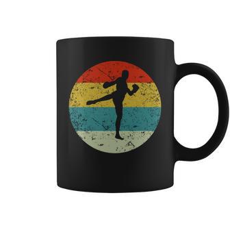 Retro Vintage Kickboxing Coffee Mug - Monsterry DE