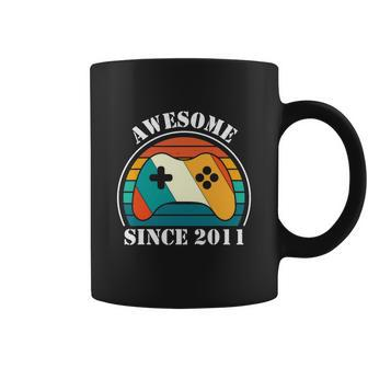 Retro Vintage Since 2011 Funny 11Th Birthday Gamer Coffee Mug - Monsterry