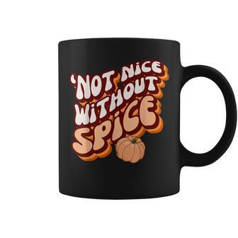 Retropumpkin Spice ‘Not Nice Without Spice Coffee Mug - Thegiftio UK