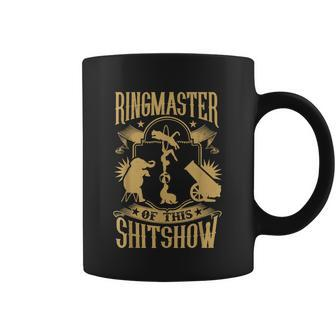 Ringmaster Of This Shitshow Elephant Circus Graphic Design Printed Casual Daily Basic Coffee Mug - Thegiftio UK