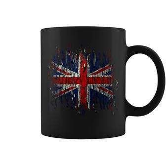 Ripped Uk Great Britain Union Jack Torn Flag Coffee Mug - Monsterry CA