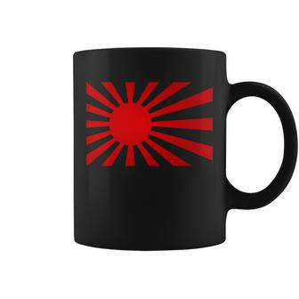 Rising Sun Flag Japan Coffee Mug - Monsterry
