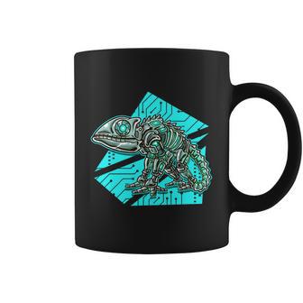 Robotic Chameleon Funny Gift For Reptile Lovers Lizard Lovers Gift Coffee Mug - Monsterry DE