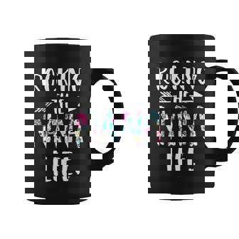 Rocking The Nana Life New Grandma Granny To Be Gigi Mimi Gift Graphic Design Printed Casual Daily Basic Coffee Mug - Thegiftio
