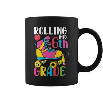 Rolling Into 6Th Grade First Day Of School Back To School Coffee Mug - Monsterry
