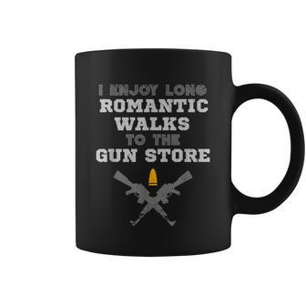 Romantic Walks To The Gun Store Pro Gun Owner Rights Saying Coffee Mug - Monsterry DE