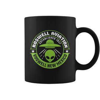 Roswell Aviation Established 1947 Roswell Alien Tshirt Coffee Mug - Monsterry