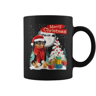 Rottweiler Dog Santa Costume Xmas Coffee Mug - Thegiftio UK