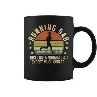 Running Dad Just Like A Normal Dad Except Much Cooler Runner Coffee Mug - Thegiftio UK