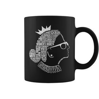 Ruth Bader Ginsburg Notorious Rbg Quotes Tshirt Coffee Mug - Monsterry UK
