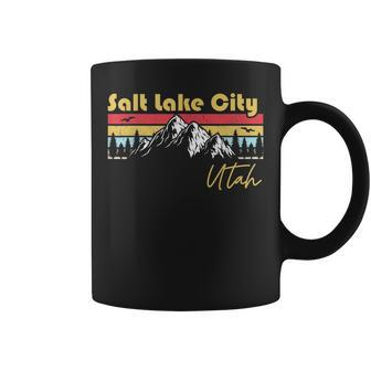 Salt Lake City Utah Roots Hometown Vintage Home State Pride Coffee Mug - Thegiftio UK