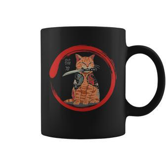 Samurai Cattana Emblem Coffee Mug - Monsterry UK