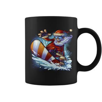 Santa Snowboard Coffee Mug - Monsterry AU