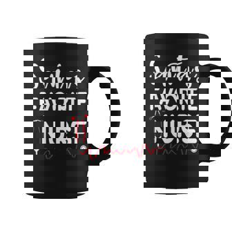 Santas Favorite Nurse Christma Santa Nurse Xmas V2 Coffee Mug - Thegiftio UK