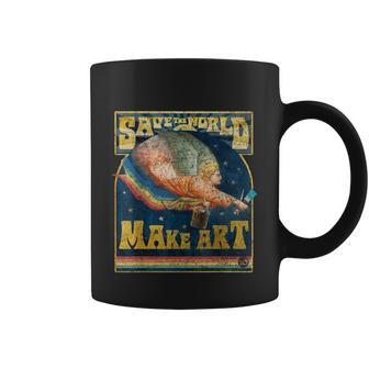 Save The World Make Art Painters Graphic Artists Potters Coffee Mug - Monsterry CA