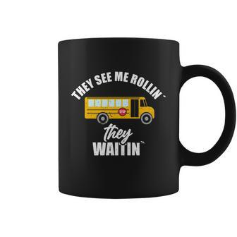 School Bus Driver Awesome School Bus Driver Gift Graphic Design Printed Casual Daily Basic Coffee Mug - Thegiftio UK