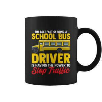 School Bus Driver Can Stop Traffic School Bus Gift Cool Gift Graphic Design Printed Casual Daily Basic Coffee Mug - Thegiftio UK