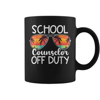 School Counselor Off Duty Last Day Of School Summer Teachers Coffee Mug - Thegiftio UK