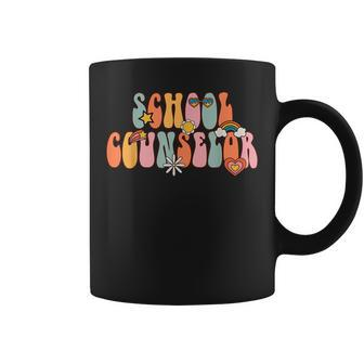 School Counselor Retro Vintage Groovy Back To School Coffee Mug - Thegiftio UK