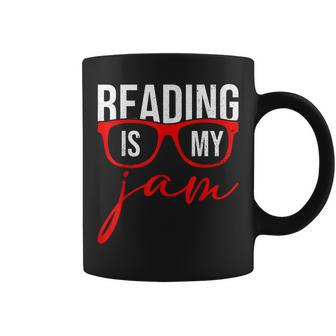 School Librarians Library Workers Reading Is My Bookworms Coffee Mug - Thegiftio UK