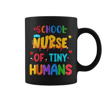 School Nurse Of Tiny Humans Nurse Funny Coffee Mug - Thegiftio UK