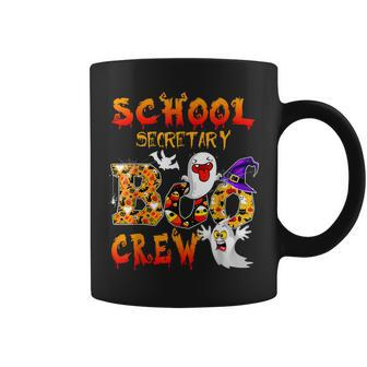 School Secretary Boo Crew Halloween School Men Women Kid Coffee Mug - Seseable
