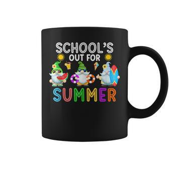 Schools Out For Summer Gnome Last Day Of School Kid Boy Girl Coffee Mug - Seseable
