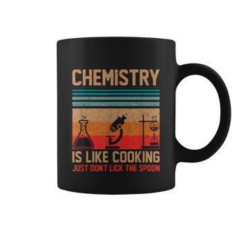 Science Chemistry Is Like Cooking Just Dont Lick The Spoon Coffee Mug - Monsterry UK