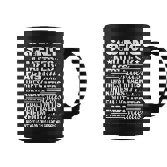 Science Matters Quote March For Science Coffee Mug - Monsterry