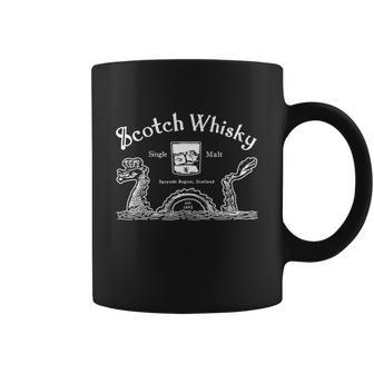 Scotch Whisky T Shirt Loch Ness Monster Shirt Scotland Tee Shirt Scottish Bar Shirt Coffee Mug - Monsterry