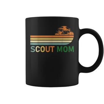 Scout Mom Proud Mother Scouting Vintage Graphic Mothers Day Coffee Mug - Thegiftio UK