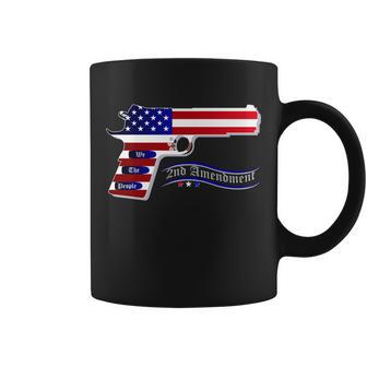 Second Amendment Support Hand Gun T-Shirt Graphic Design Printed Casual Daily Basic Coffee Mug - Thegiftio UK