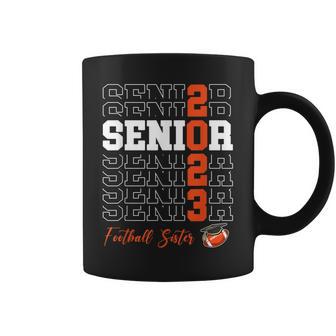 Senior Football Sister Gift Class Of 2023 - Senior 2023 Coffee Mug - Thegiftio