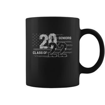 Seniors Class Of 2022 American Grey Style Flag Tshirt Coffee Mug - Monsterry DE