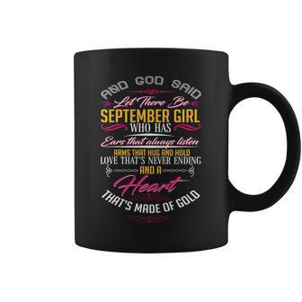 September Girl Always Listens Tshirt Coffee Mug - Monsterry AU