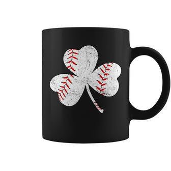 Shamrock Clover Leaf Baseball Tshirt Coffee Mug - Monsterry