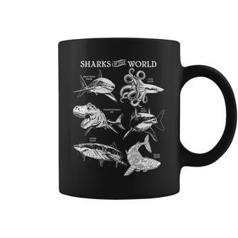 Sharks Of The World Coffee Mug - Monsterry CA