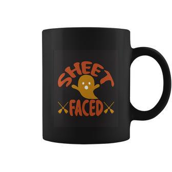 Sheet Faced Ghost Halloween Quote Coffee Mug - Monsterry