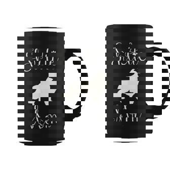 Sheltie Shelties Beautiful Script Sheltie Mom Graphic Design Printed Casual Daily Basic Coffee Mug - Thegiftio