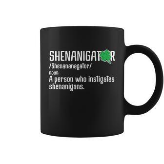 Shenanigator Definition St Patricks Day Graphic Design Printed Casual Daily Basic V2 Coffee Mug - Thegiftio