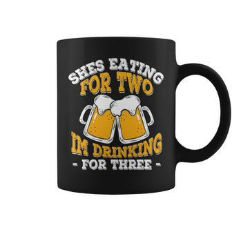 Shes Eating For Two Im Drinking For Three V2 Coffee Mug - Thegiftio UK