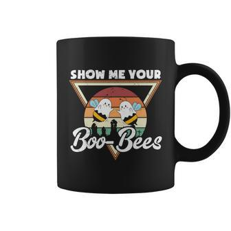Show Me Your Boo Bees Halloween Quote Coffee Mug - Monsterry