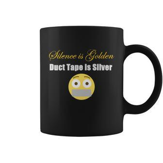 Silence Is Golden Duct Tape Is Silver Premium Coffee Mug - Thegiftio UK