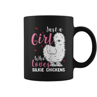 Silkie Chicken Girl Who Loves Silkie Chickens Coffee Mug - Thegiftio UK