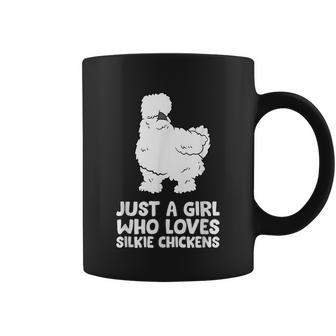 Silkie Chicken Lady Just A Girl Who Loves Silkie Chickens Coffee Mug - Thegiftio UK