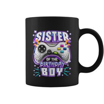 Sister Of The Birthday Boy Matching Video Gamer Party Graphic Design Printed Casual Daily Basic Coffee Mug - Thegiftio UK