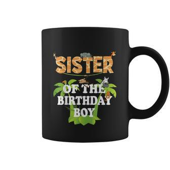 Sister Of The Birthday Boy Zoo Theme Animal Party Coffee Mug - Thegiftio UK